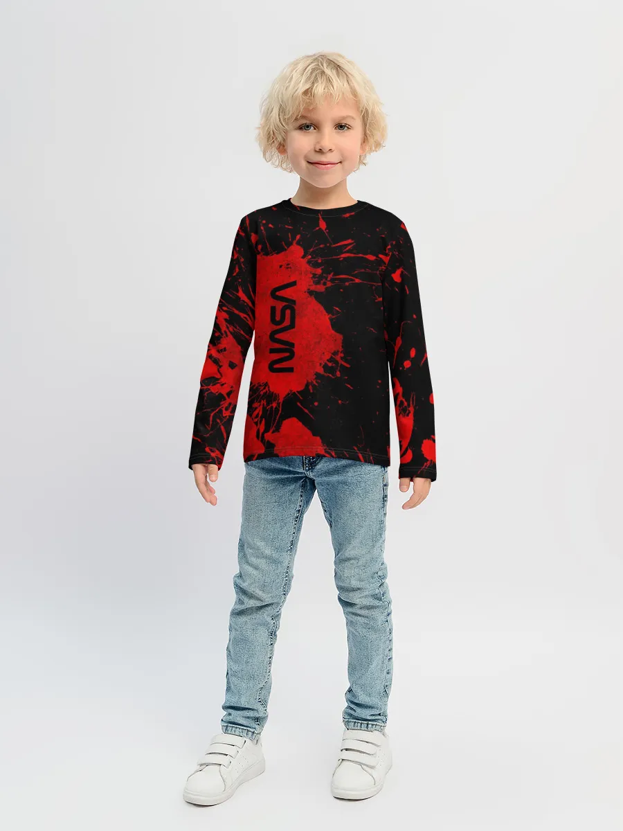 Детский лонгслив / NASA