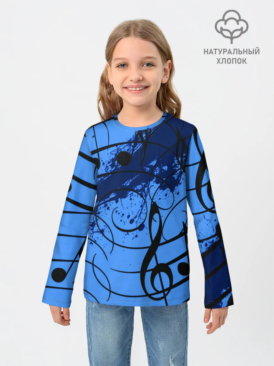 Детский лонгслив / Музыка