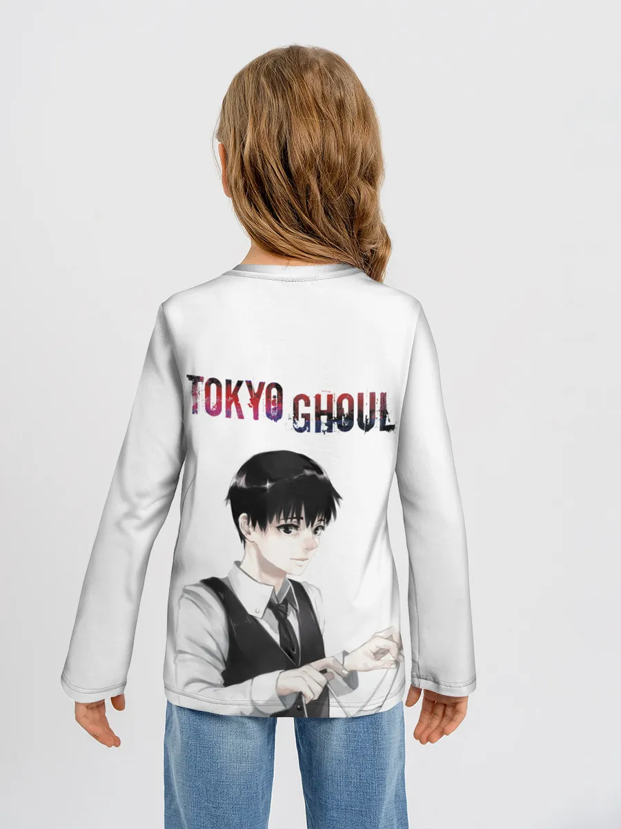 Детский лонгслив / Kaneki Ken в профиль