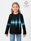 Детский лонгслив / Текстура эквалайзера