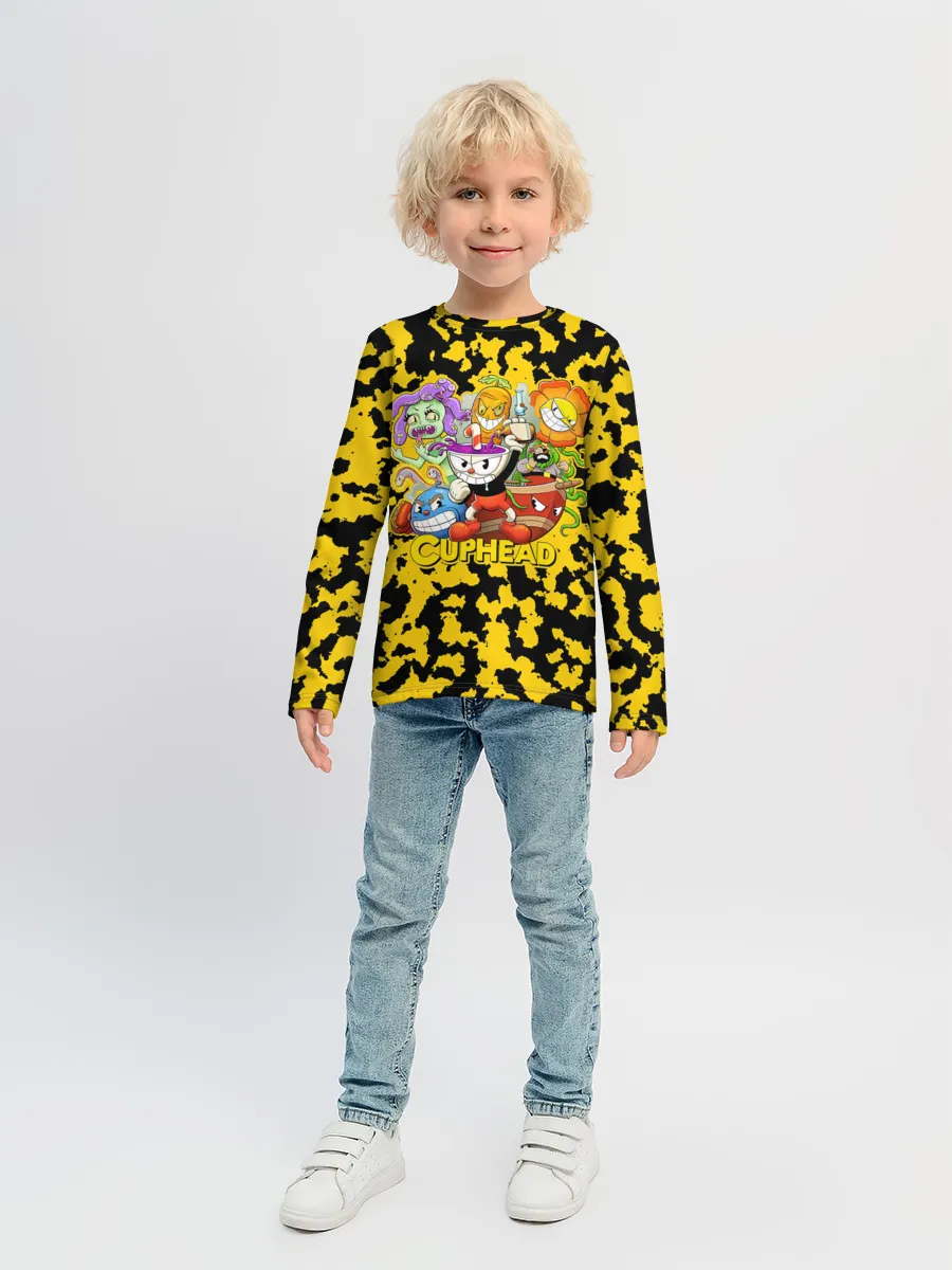 Детский лонгслив / Cuphead