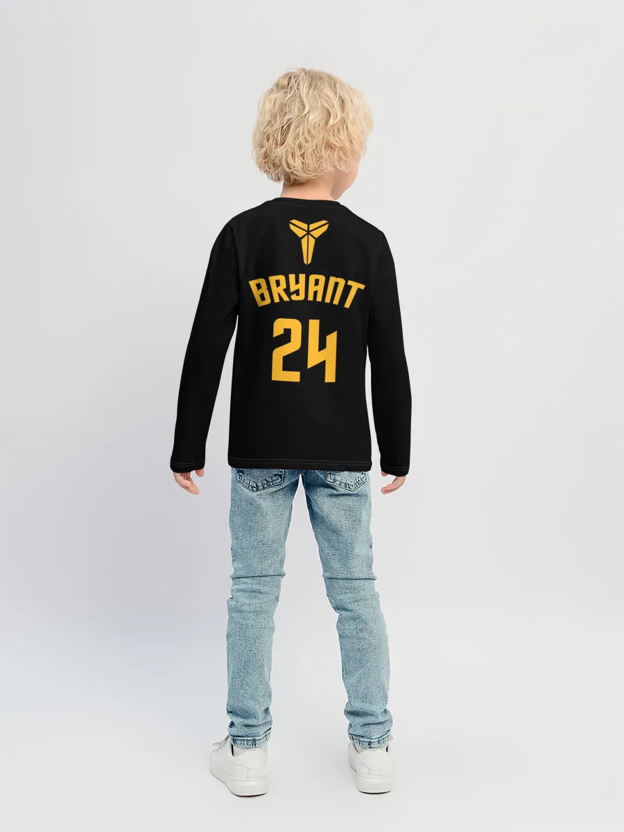 Детский лонгслив / Kobe Bryant black mamba