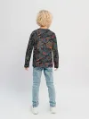 Детский лонгслив / Узор пейсли