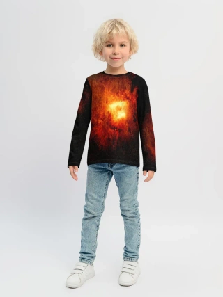 Детский лонгслив / Черная дыра
