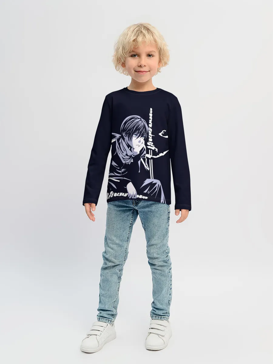 Детский лонгслив / Грустный Ято. Бездомный Бог