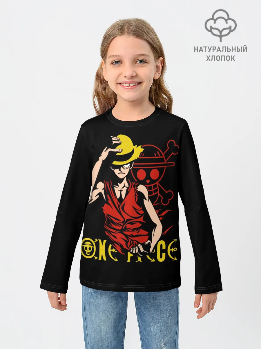 Детский лонгслив / One Piece мое почтение