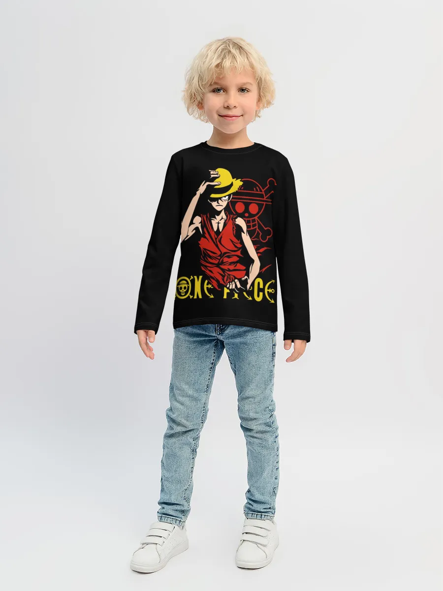 Детский лонгслив / One Piece мое почтение