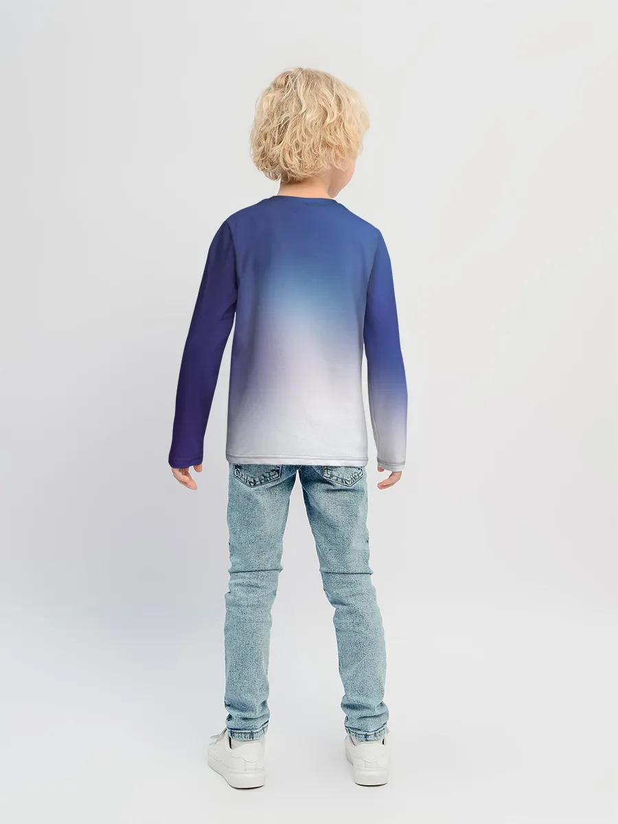 Детский лонгслив / BTS Blue