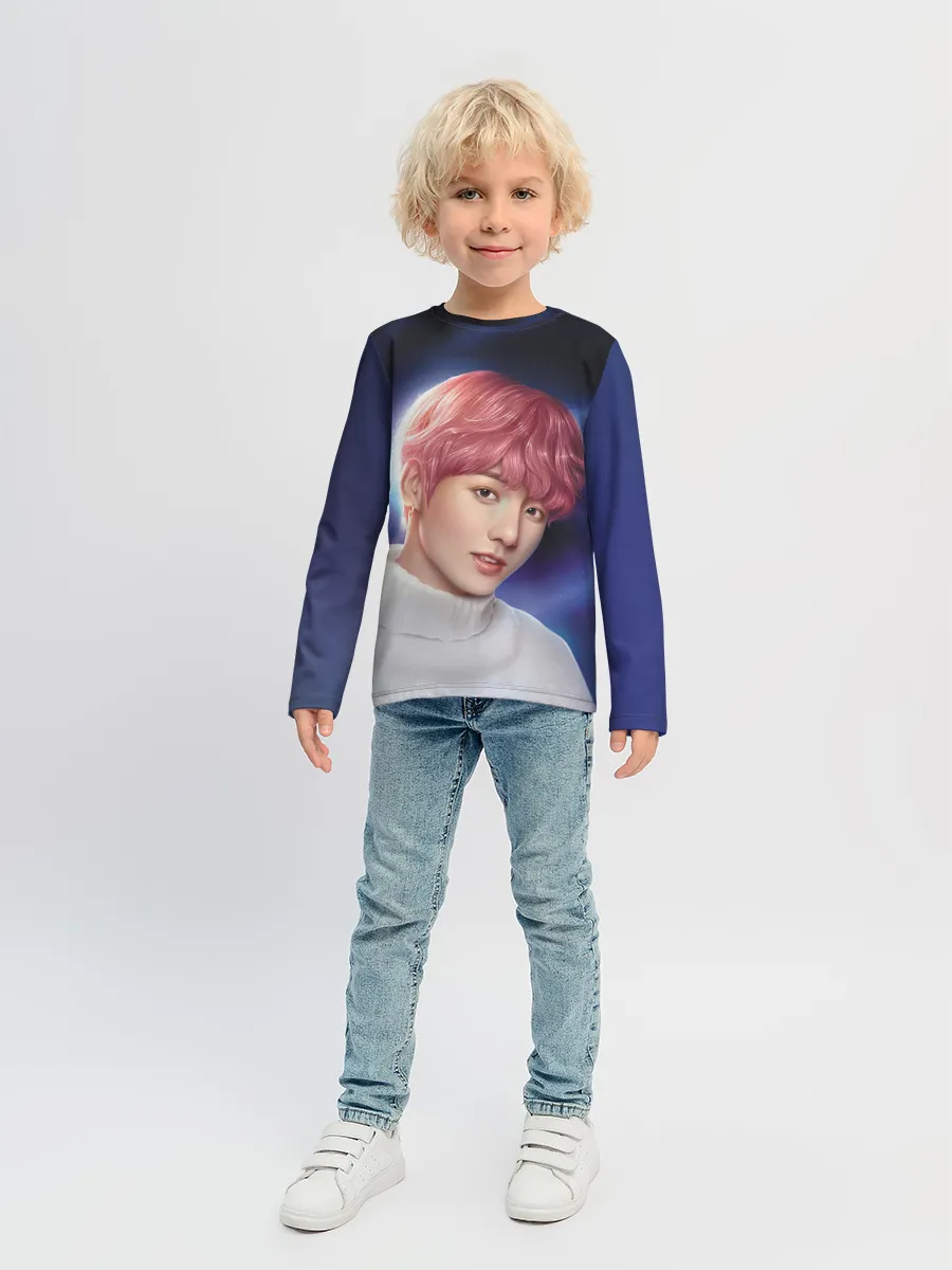 Детский лонгслив / Kiss
