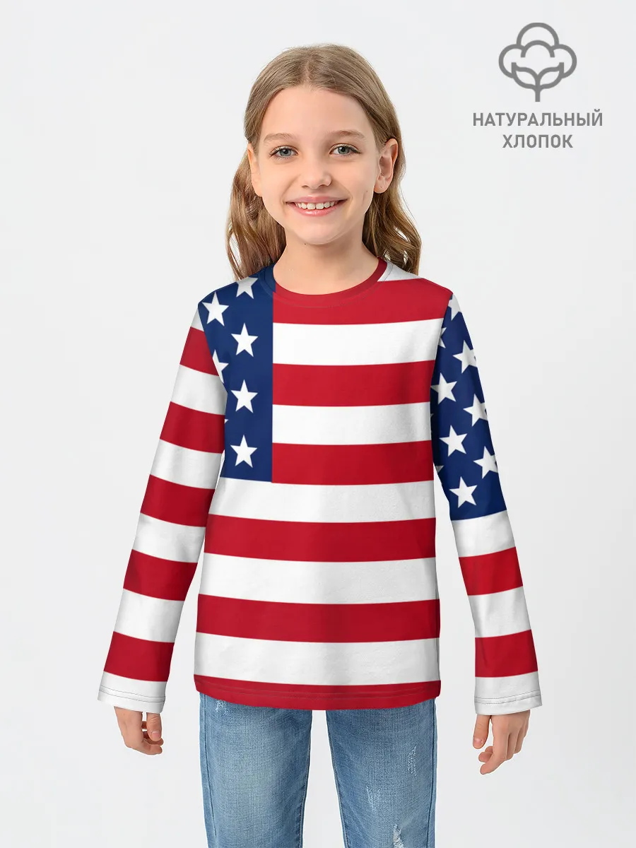 Детский лонгслив / USA