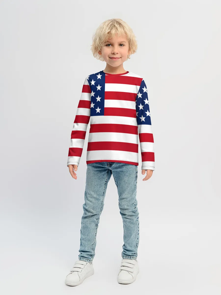 Детский лонгслив / USA