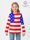 Детский лонгслив / АМЕРИКАНСКИЙ ФЛАГ