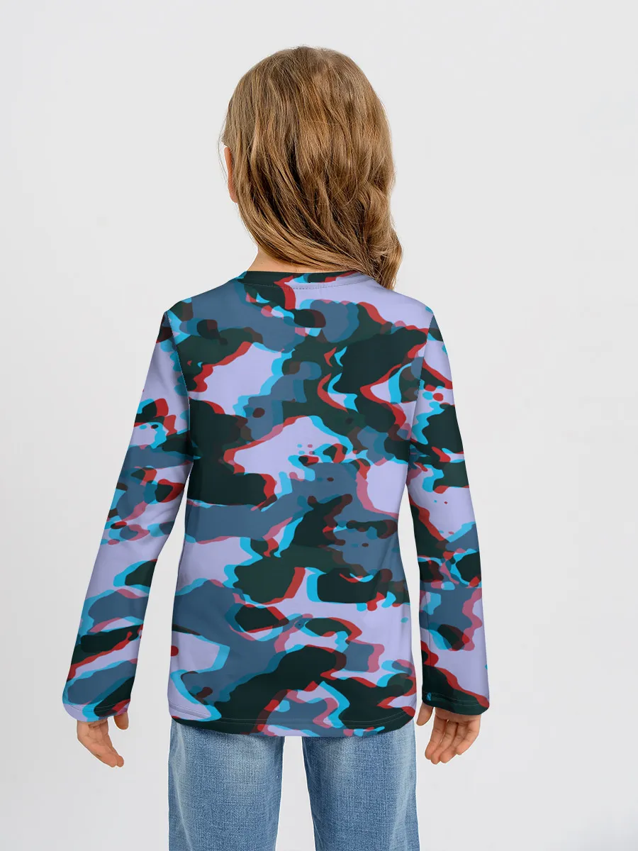 Детский лонгслив / Камуфляж