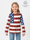 Детский лонгслив / США ФЛАГ