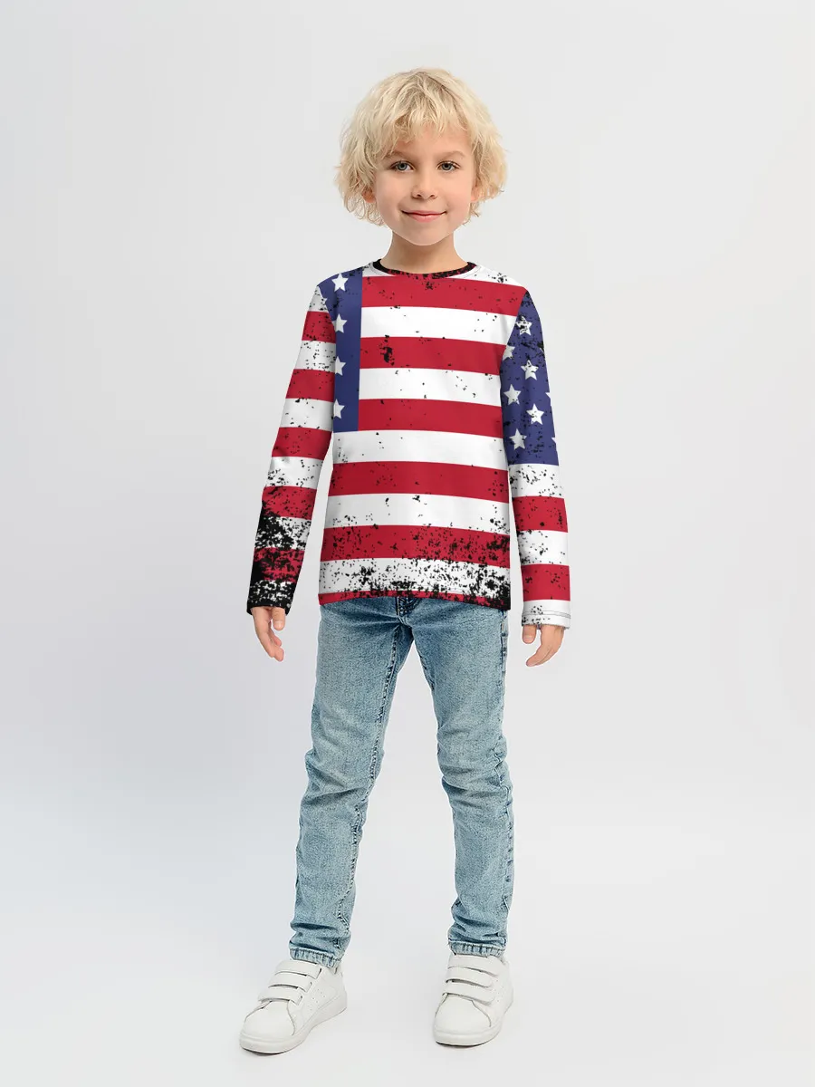Детский лонгслив / США