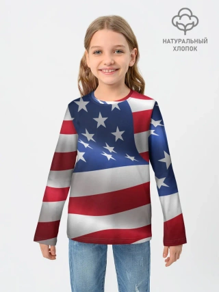 Детский лонгслив / USA