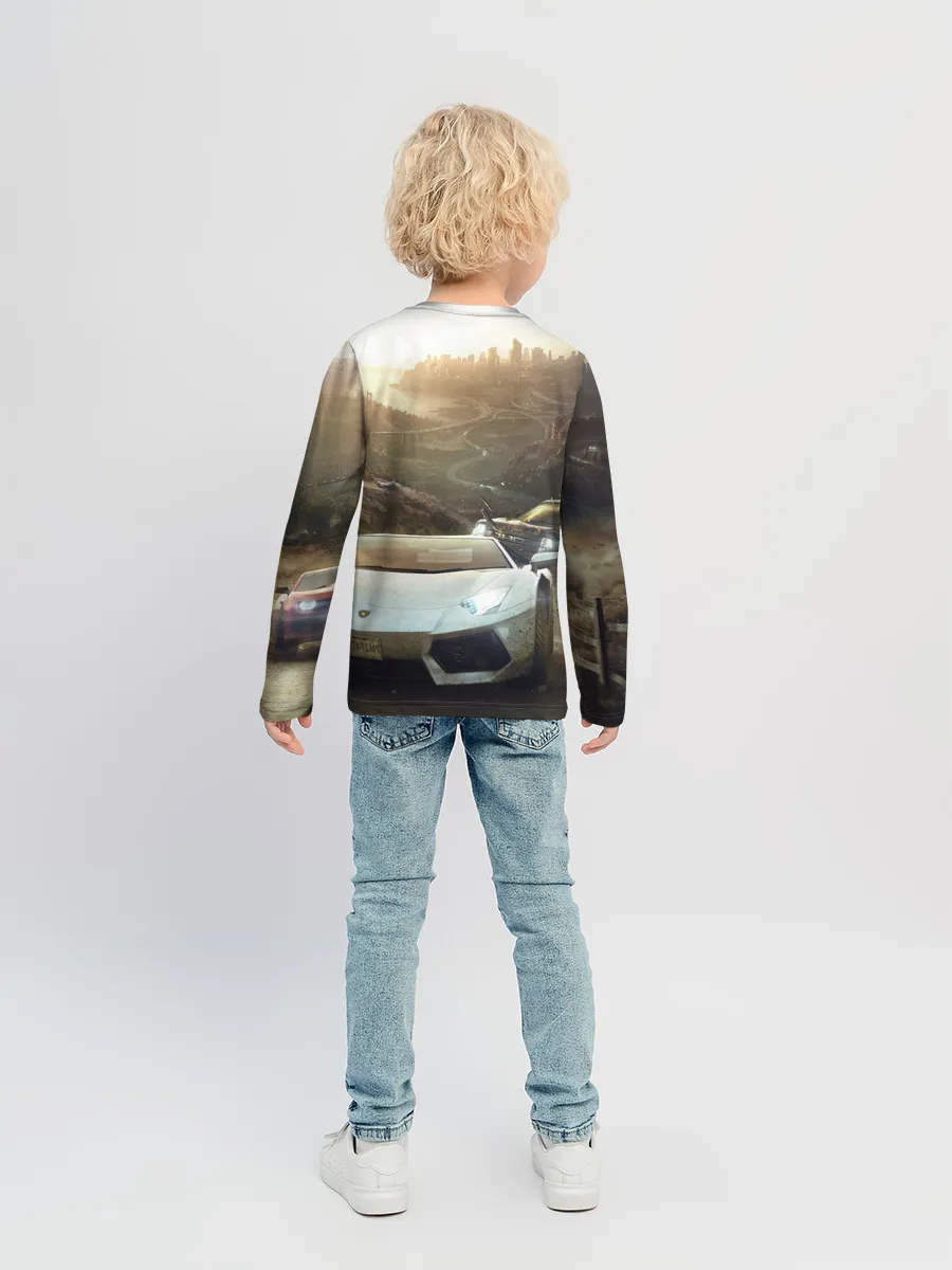 Детский лонгслив / Need for Speed