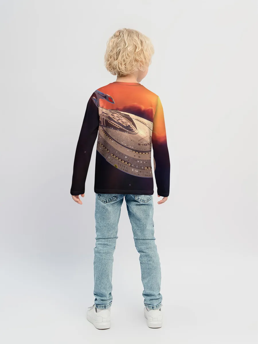 Детский лонгслив / Звездный путь