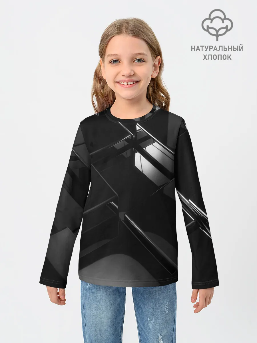 Детский лонгслив / Текстура
