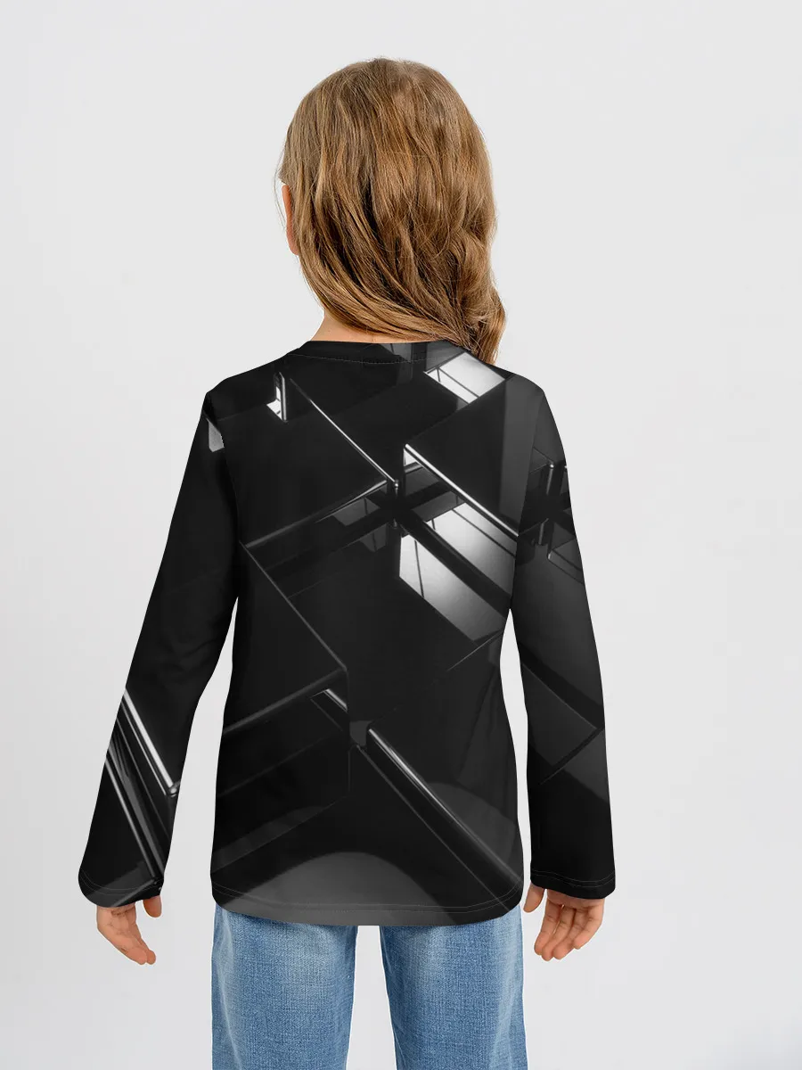 Детский лонгслив / Текстура