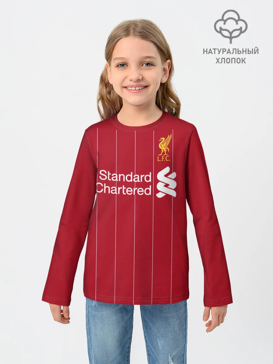 Детский лонгслив / Liverpool home 19-20