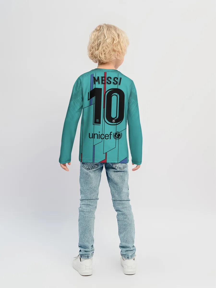 Детский лонгслив / Messi away 19-20