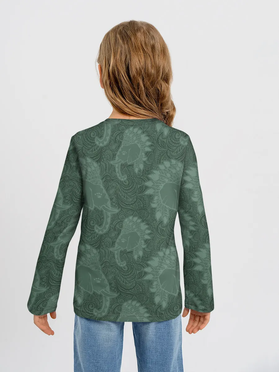 Детский лонгслив / Ганеша