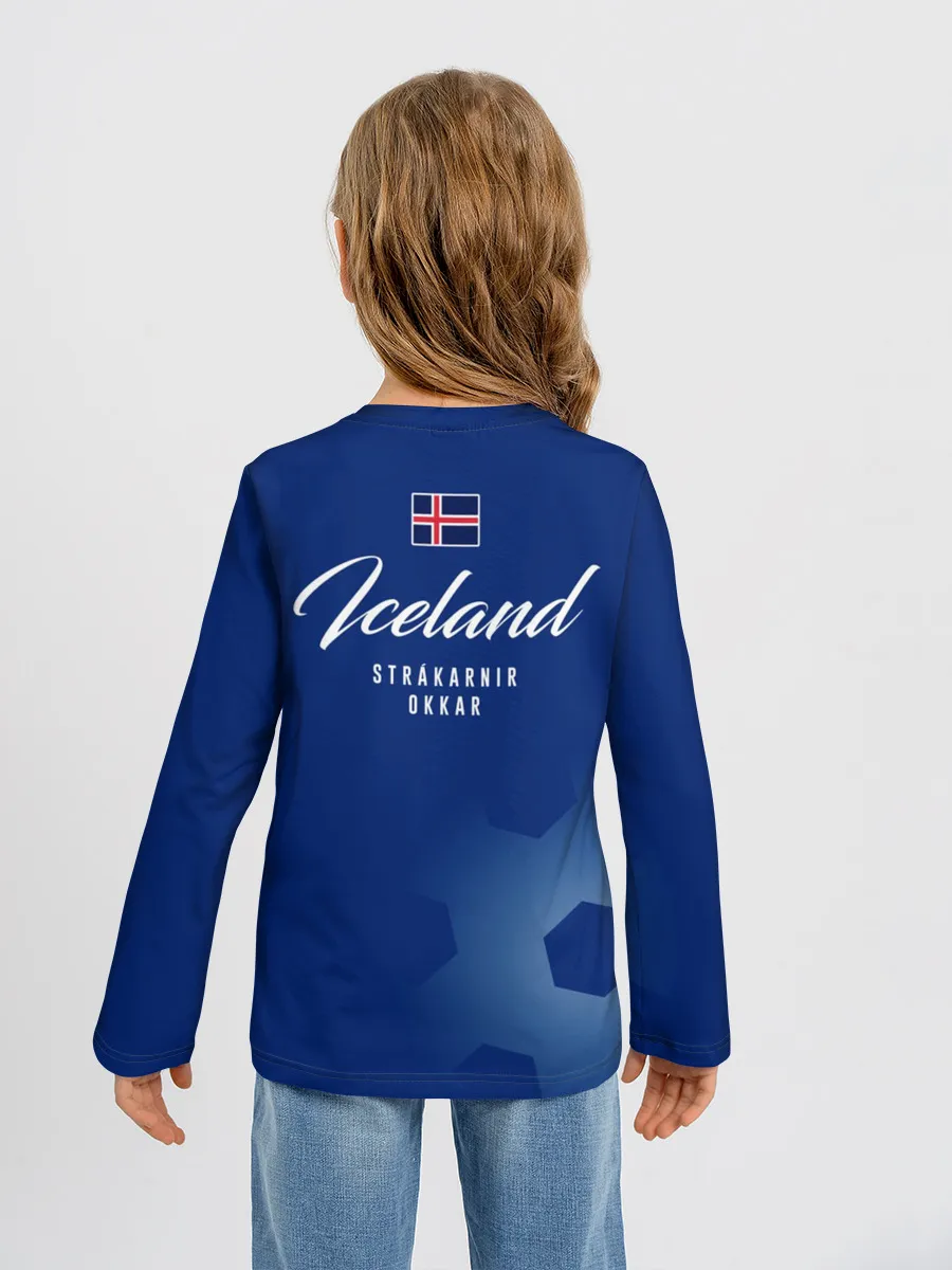 Детский лонгслив / Сборная Исландии