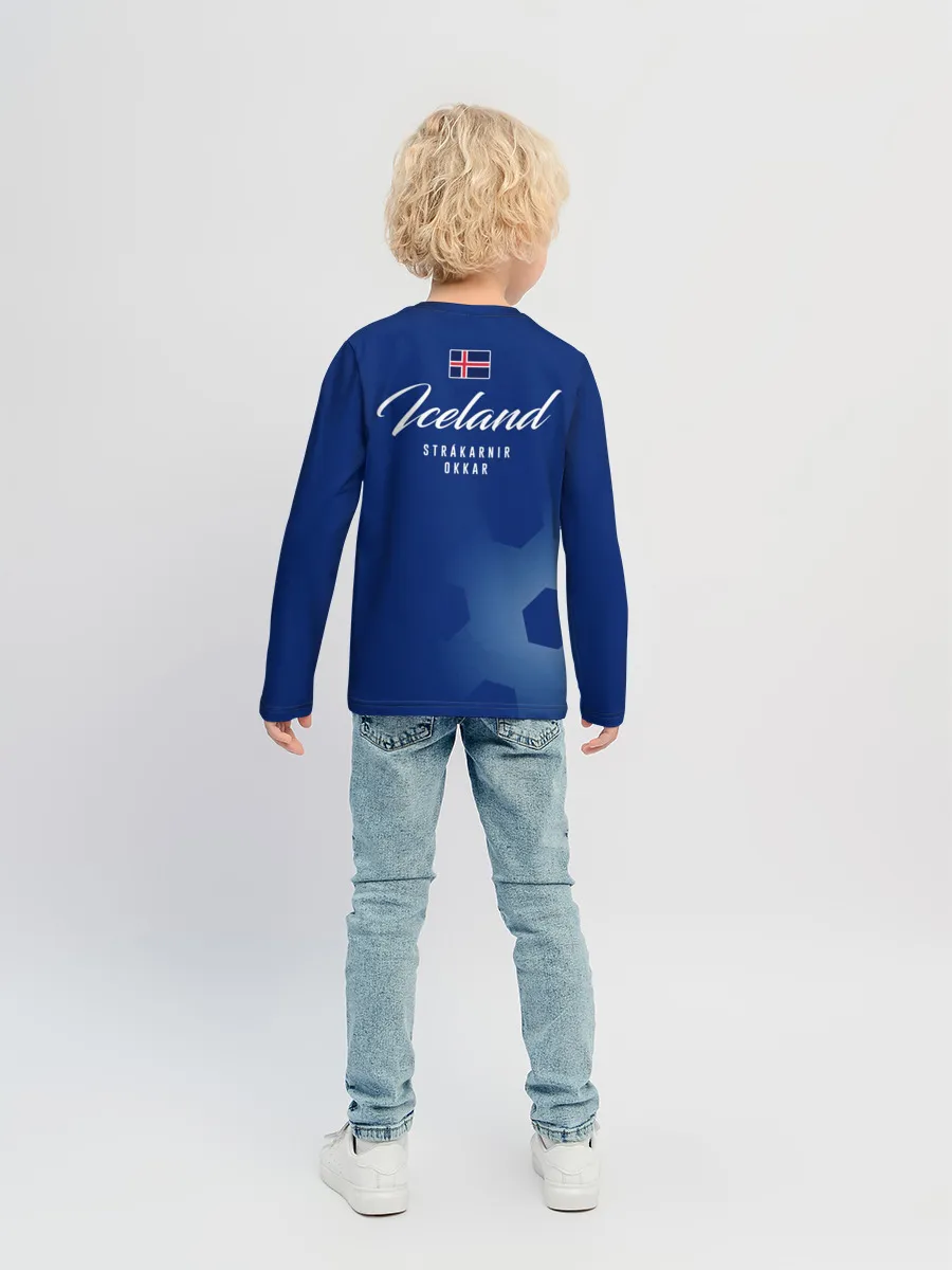 Детский лонгслив / Сборная Исландии