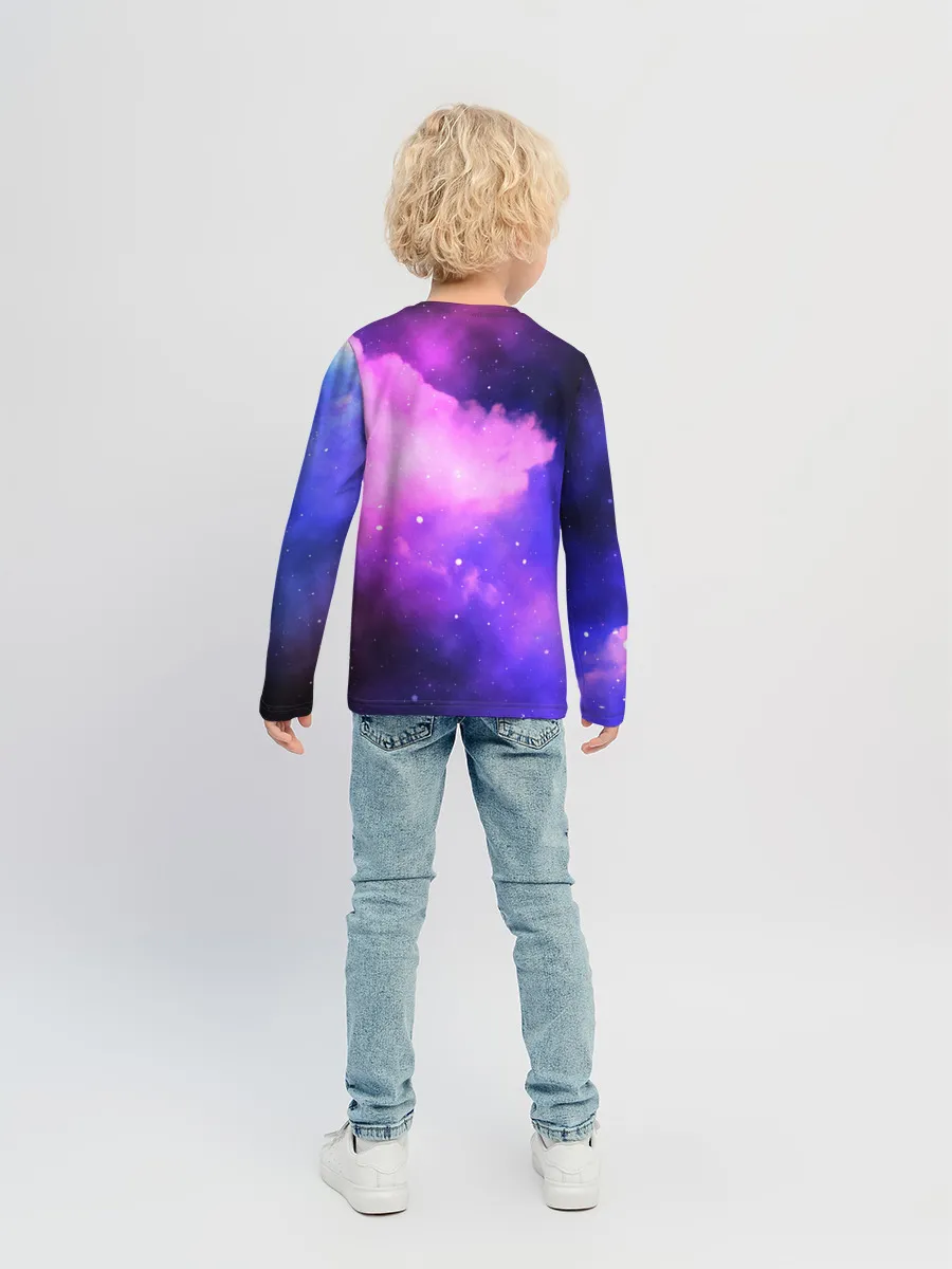 Детский лонгслив / космос