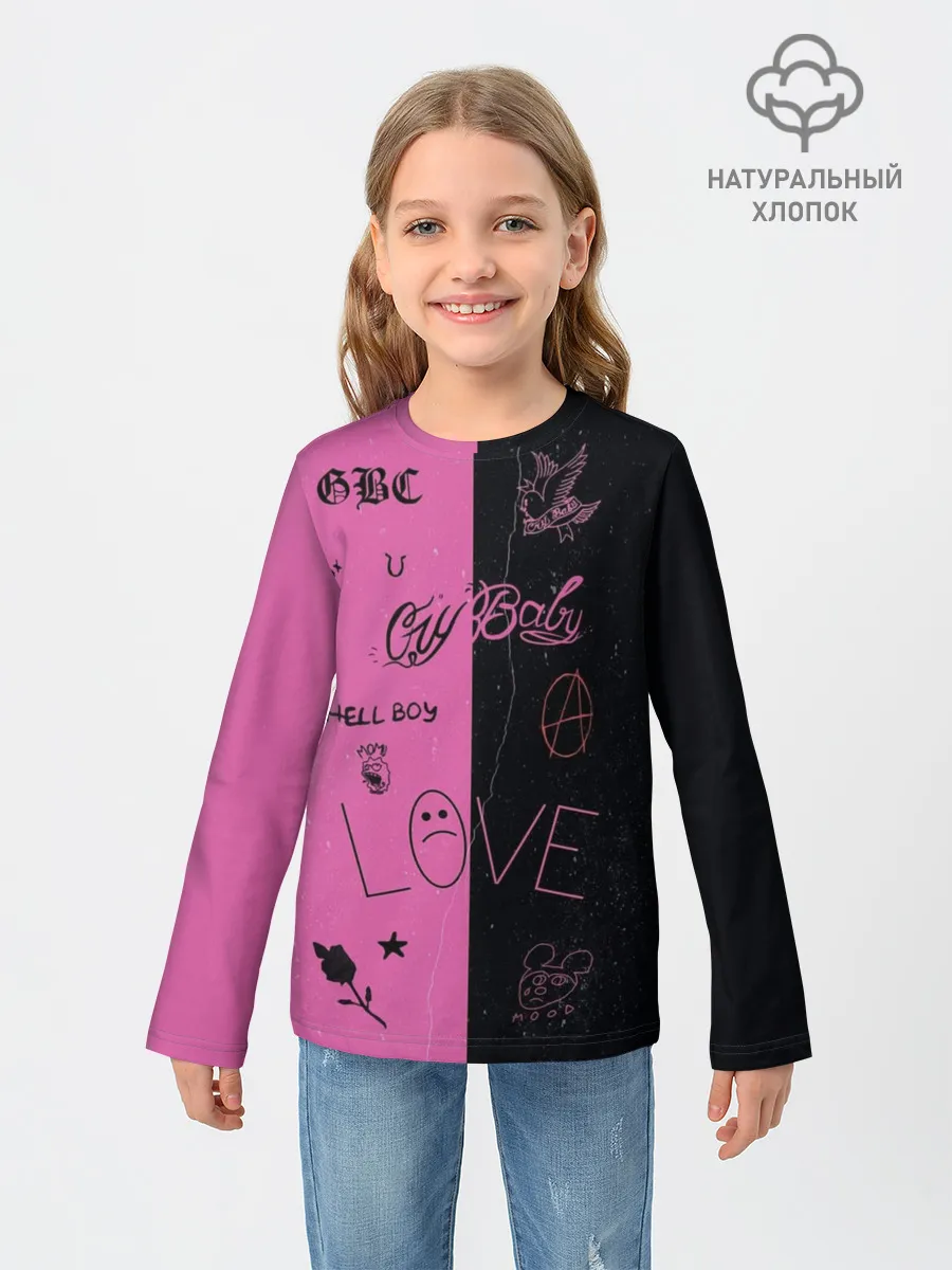 Детский лонгслив / Lil Peep