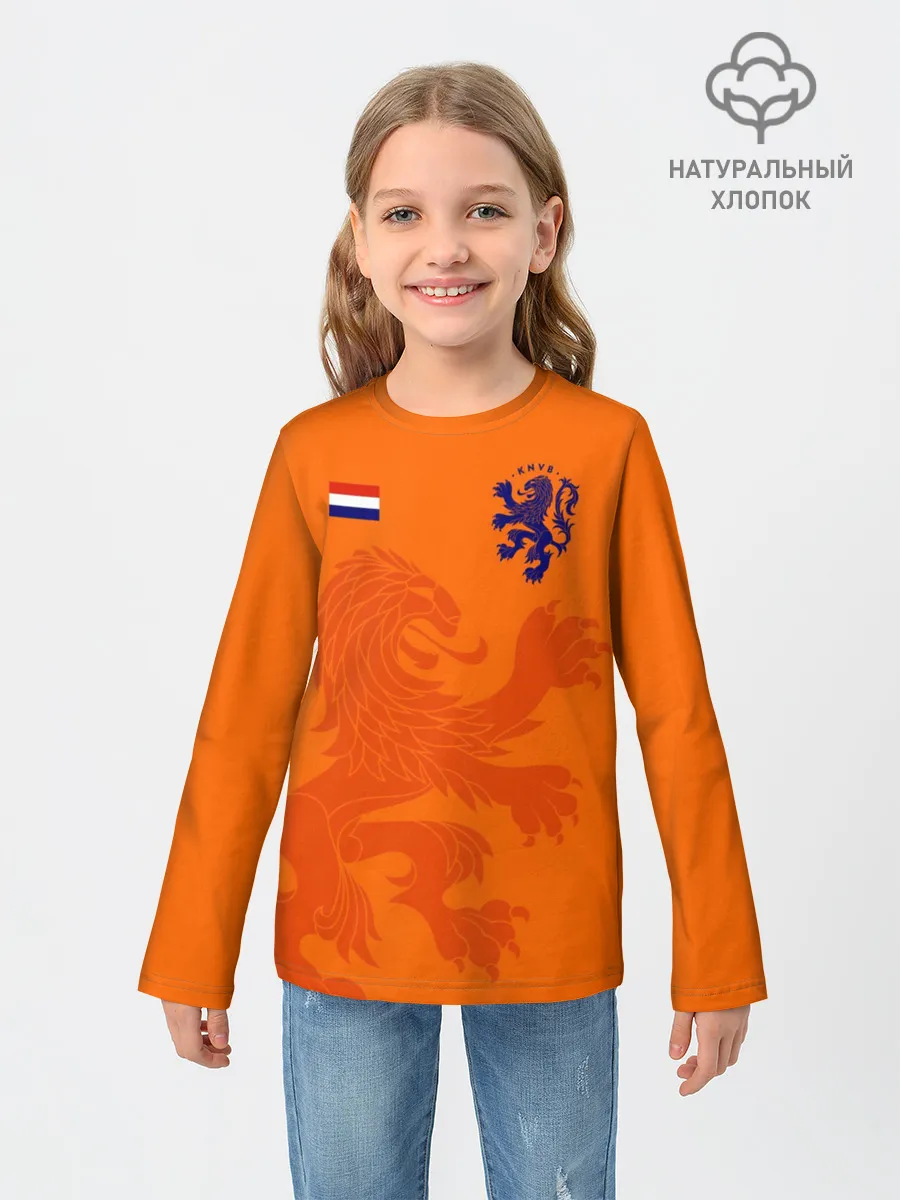 Детский лонгслив / Сборная Голландии