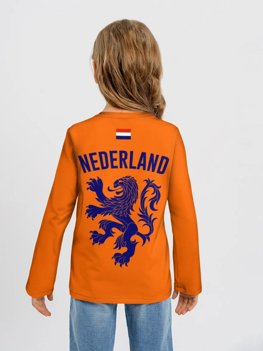 Детский лонгслив / Сборная Голландии