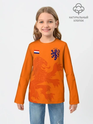 Детский лонгслив / Сборная Голландии