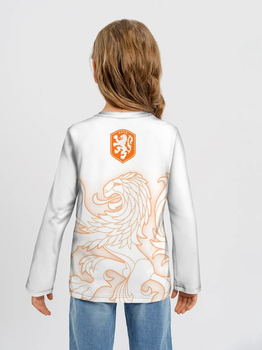 Детский лонгслив / Сборная Голландии