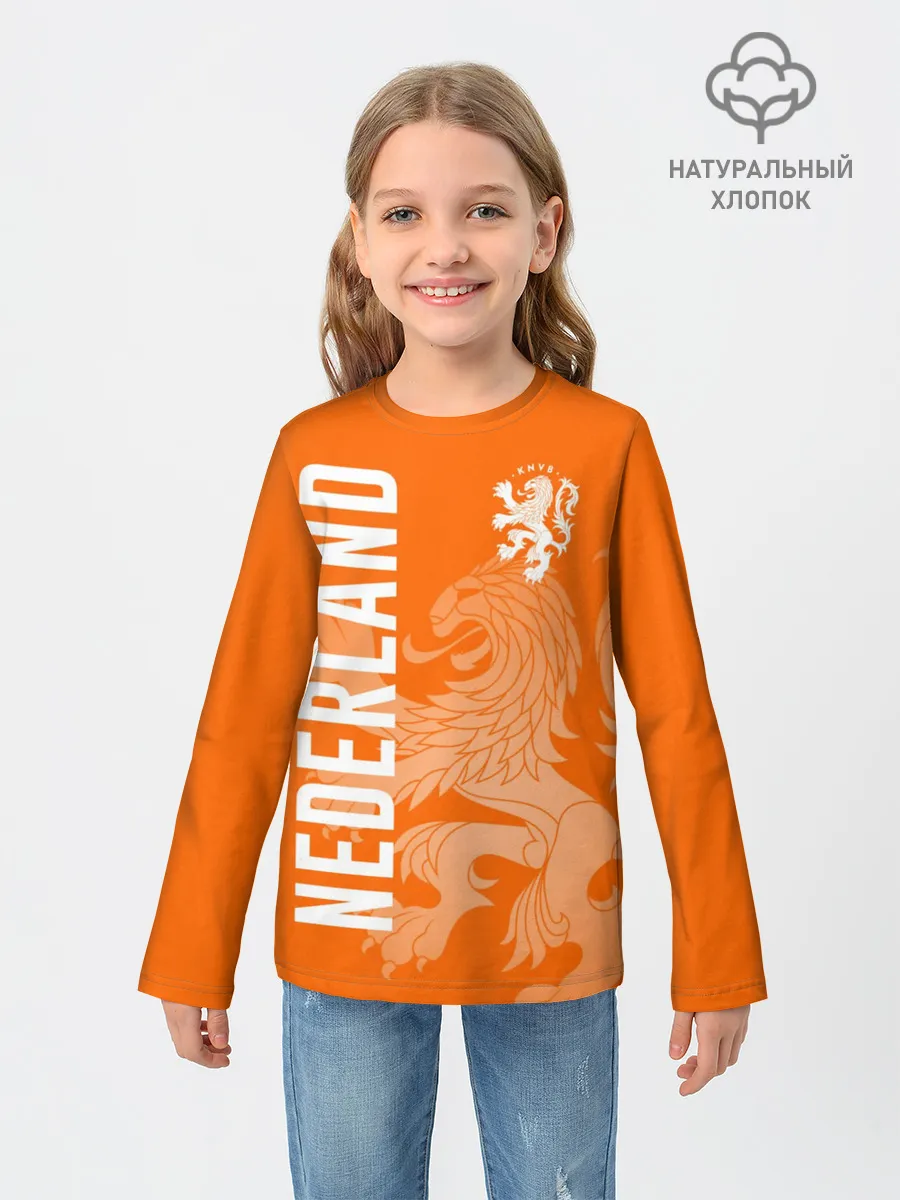 Детский лонгслив / Сборная Голландии