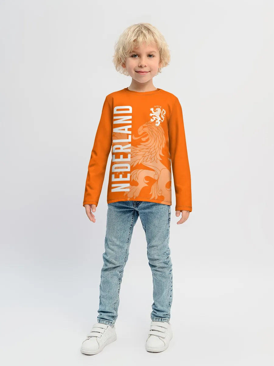 Детский лонгслив / Сборная Голландии