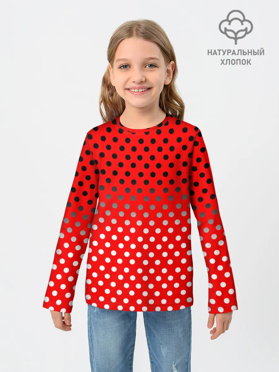 Детский лонгслив / ГОРОШЕК