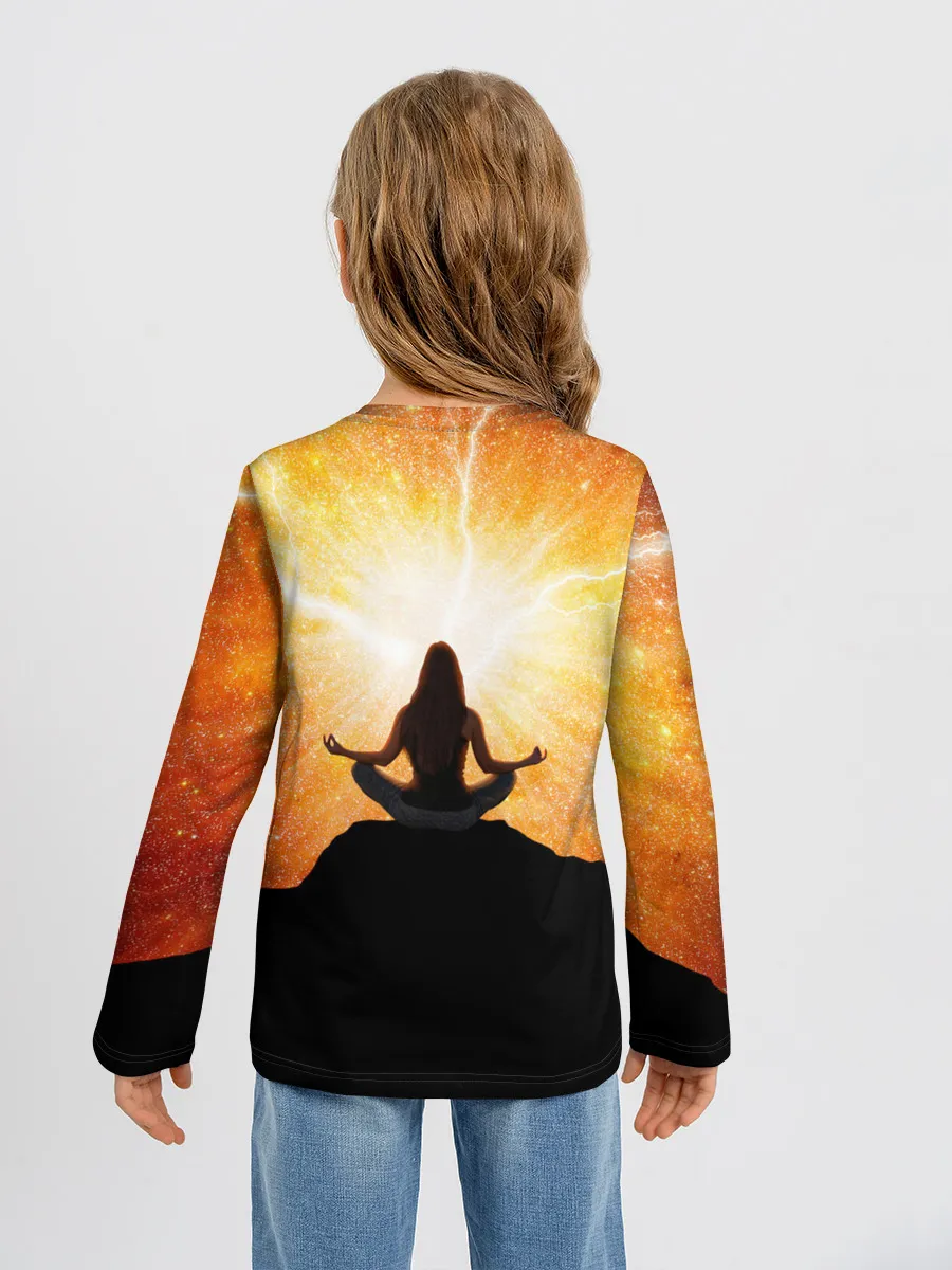 Детский лонгслив / International Yoga Day