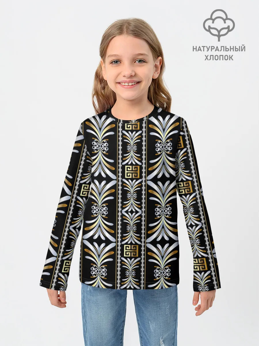 Детский лонгслив / silver