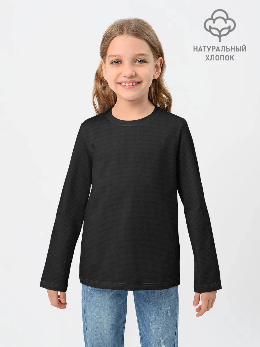 Детский лонгслив / Carbon Fiber Big