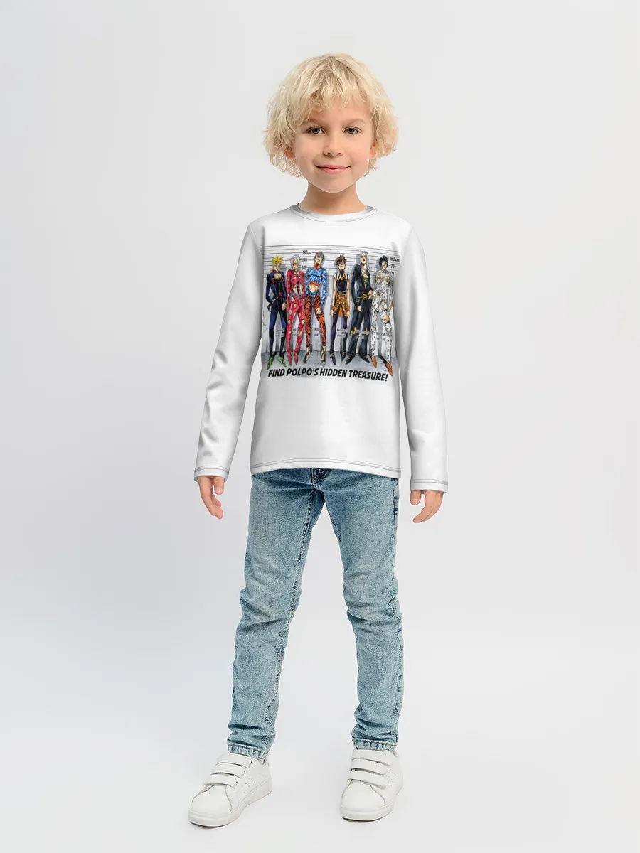 Детский лонгслив / JoJo Bizarre Adventure