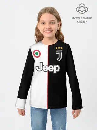 Детский лонгслив / Ronaldo Juventus Home 19/20