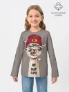 Детский лонгслив / llama
