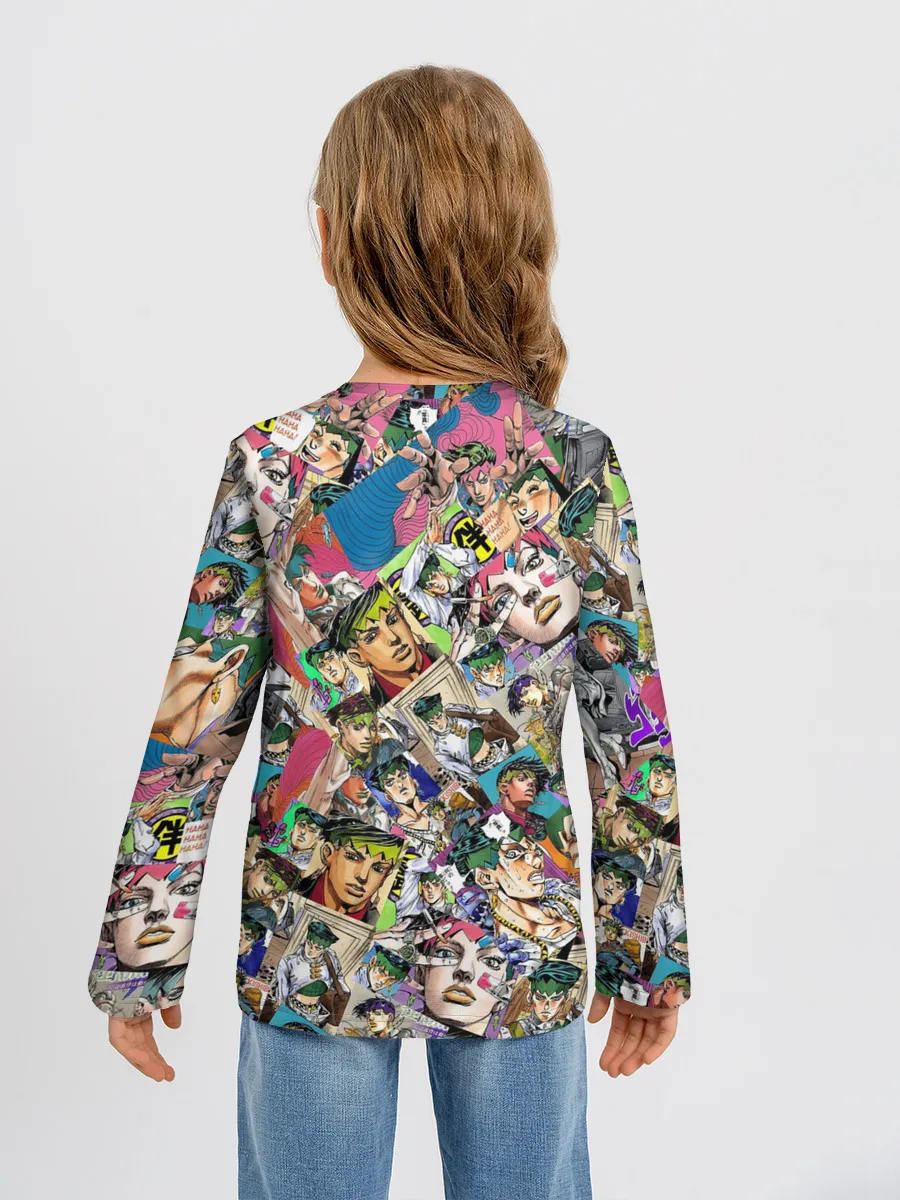 Детский лонгслив / JoJo Bizarre Adventure