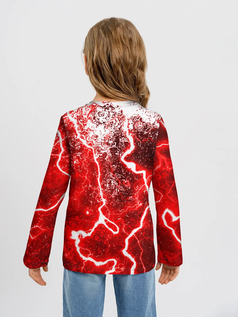 Детский лонгслив / БРЫЗГИ КРАСОК