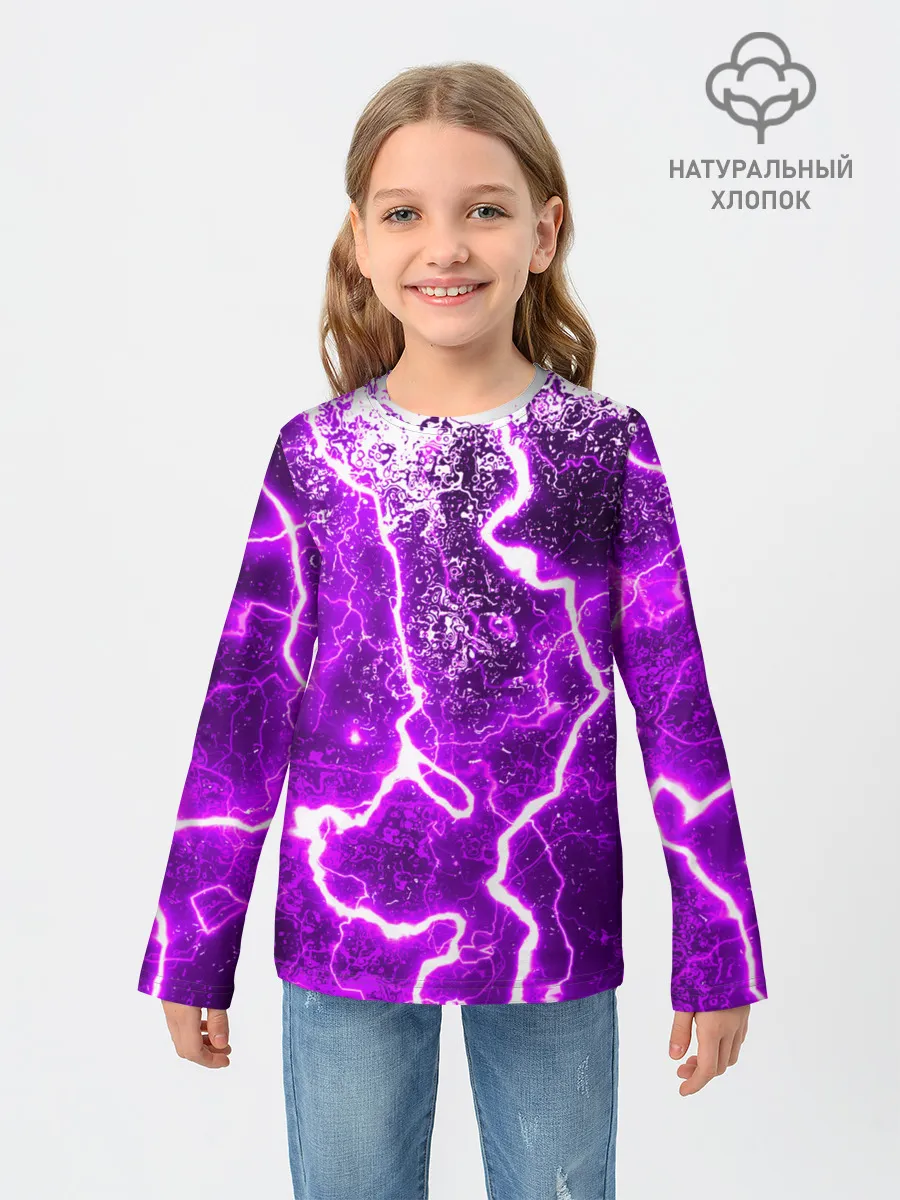Детский лонгслив / НЕОНОВЫЙ STORM