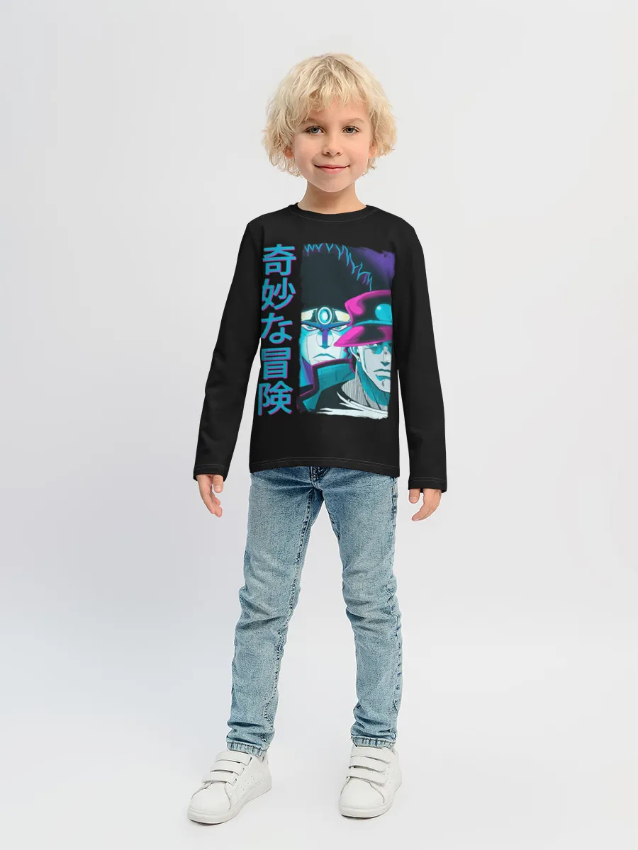 Детский лонгслив / JoJo Bizarre Adventure