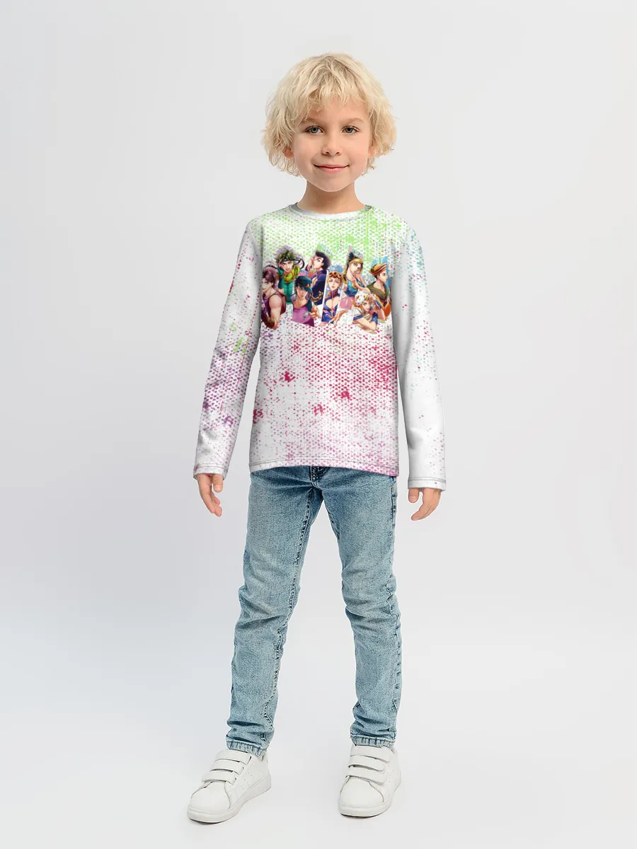 Детский лонгслив / JoJo Bizarre Adventure