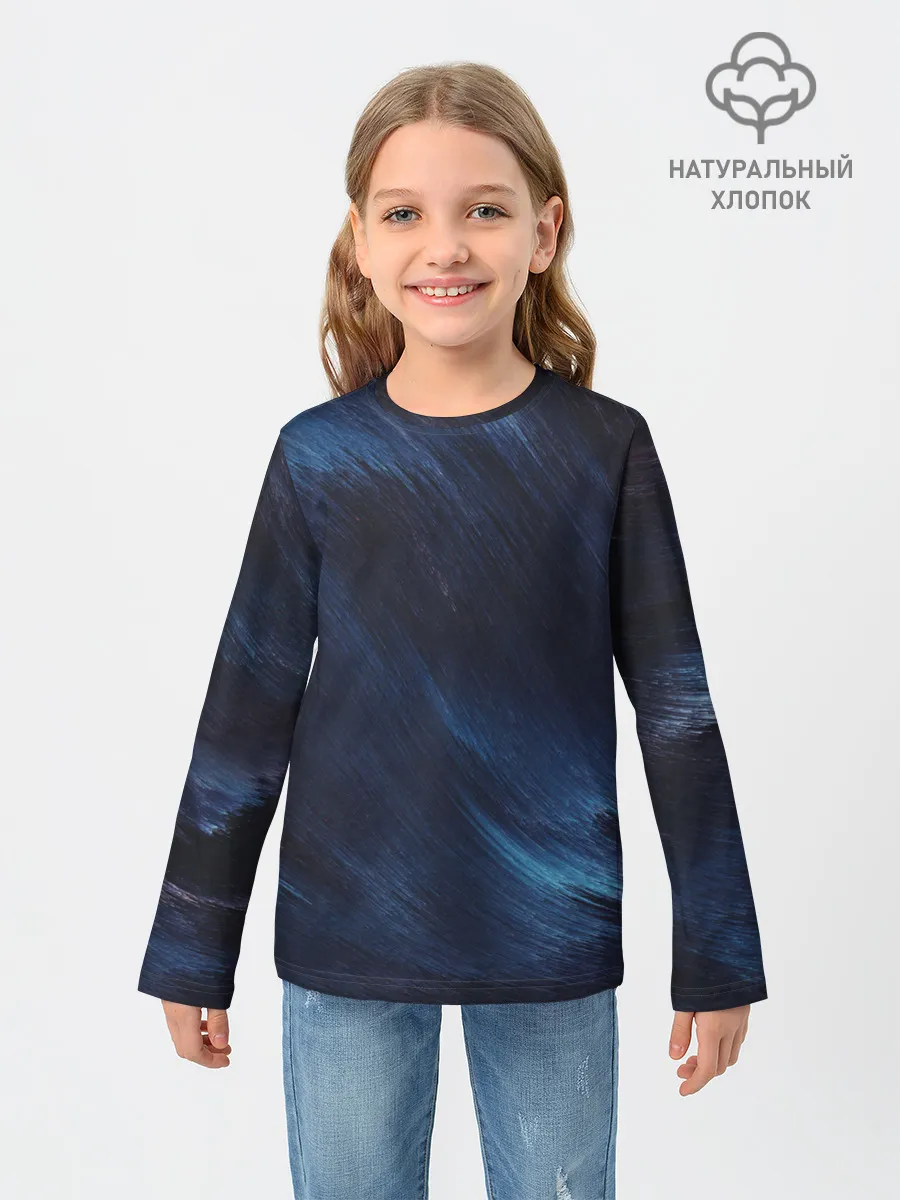 Детский лонгслив / ВОЛНЫ